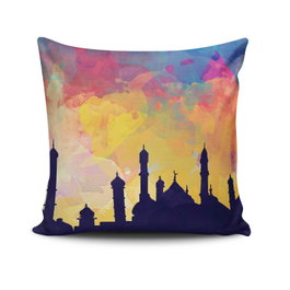 Aberto Design Funda de Cojín NKLF-358 Multicolor 43 x 43 cm